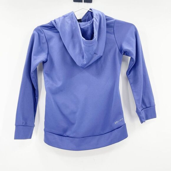 Nike Unisex Kids Blue Dri Fit Pullover hoodie Jacket Size 6X / L - Picture 2 of 5